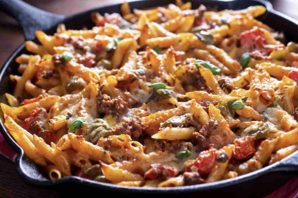 Pasta al forno in padella