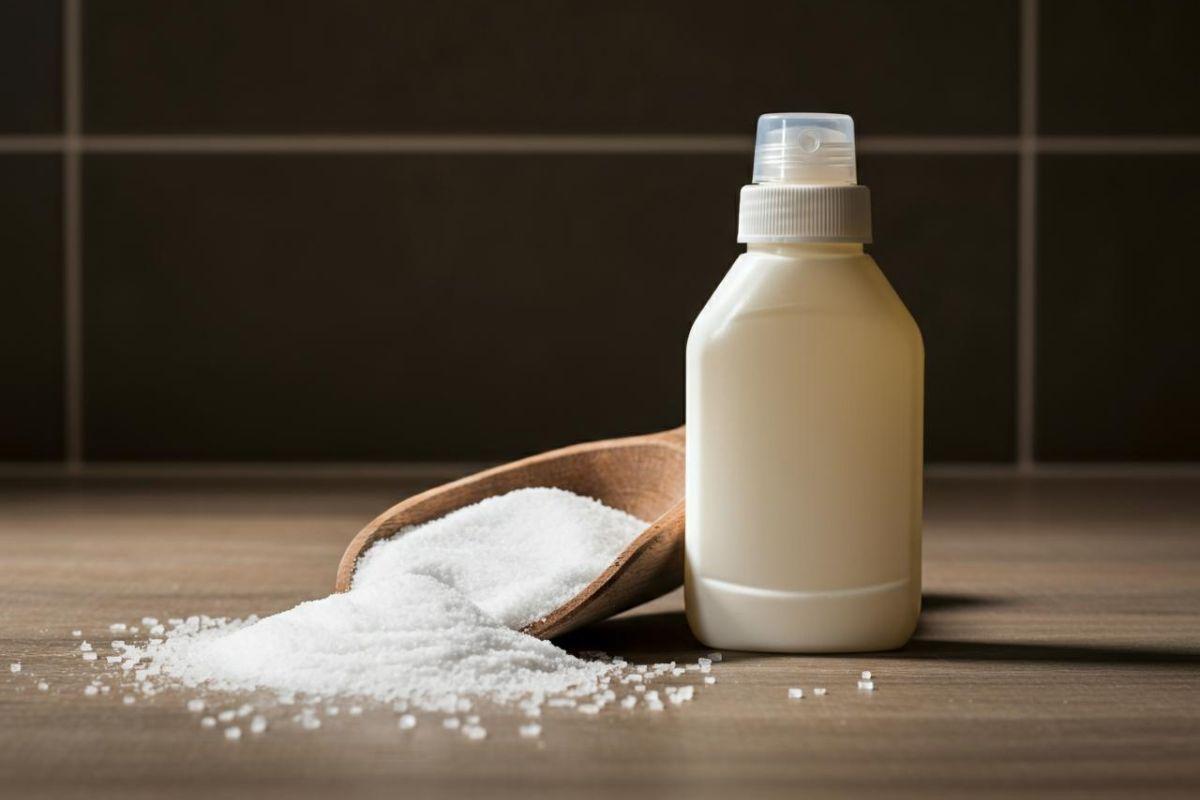 Sale e detersivo per pavimenti