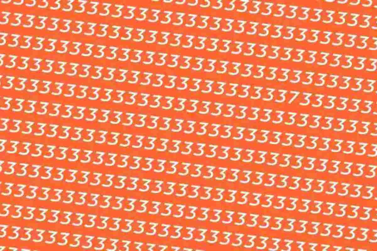 Solo 1 persona su 10 ci riesce: trova l’intruso in meno di 8 secondi