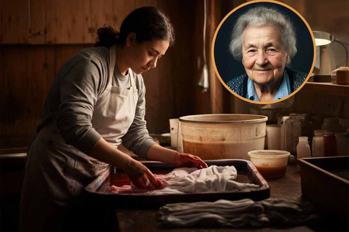 Smacchiare vestiti nonna