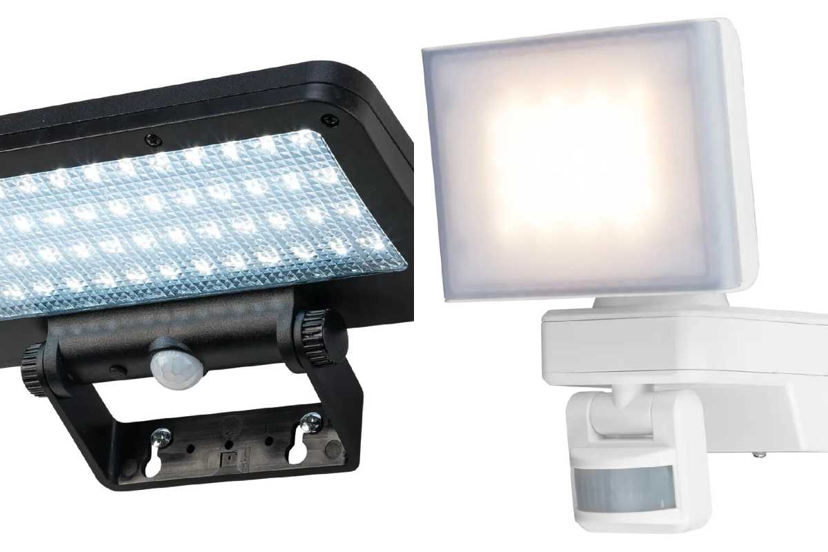 fari led sensore movimento lidl