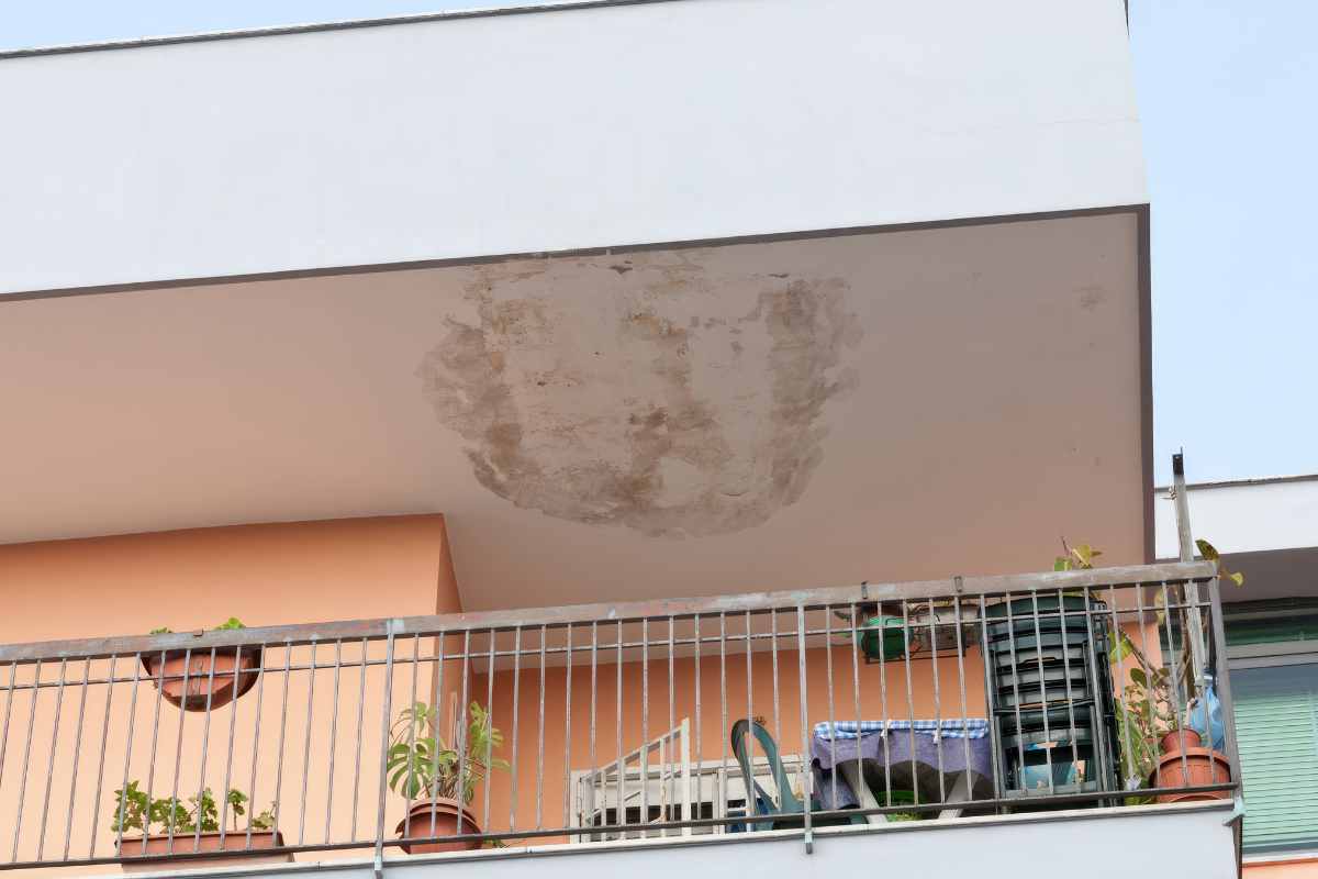 infiltrazioni acqua condominio balcone