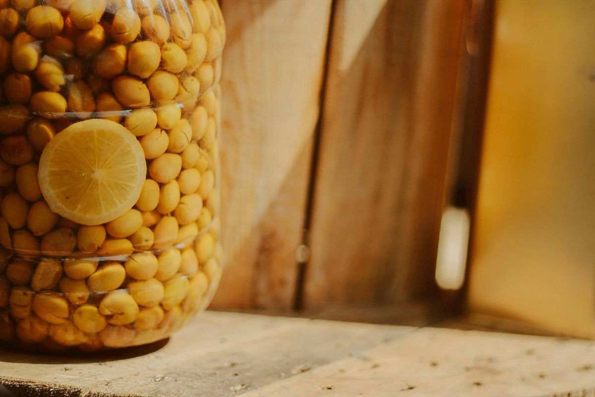 legumi acqua barattolo