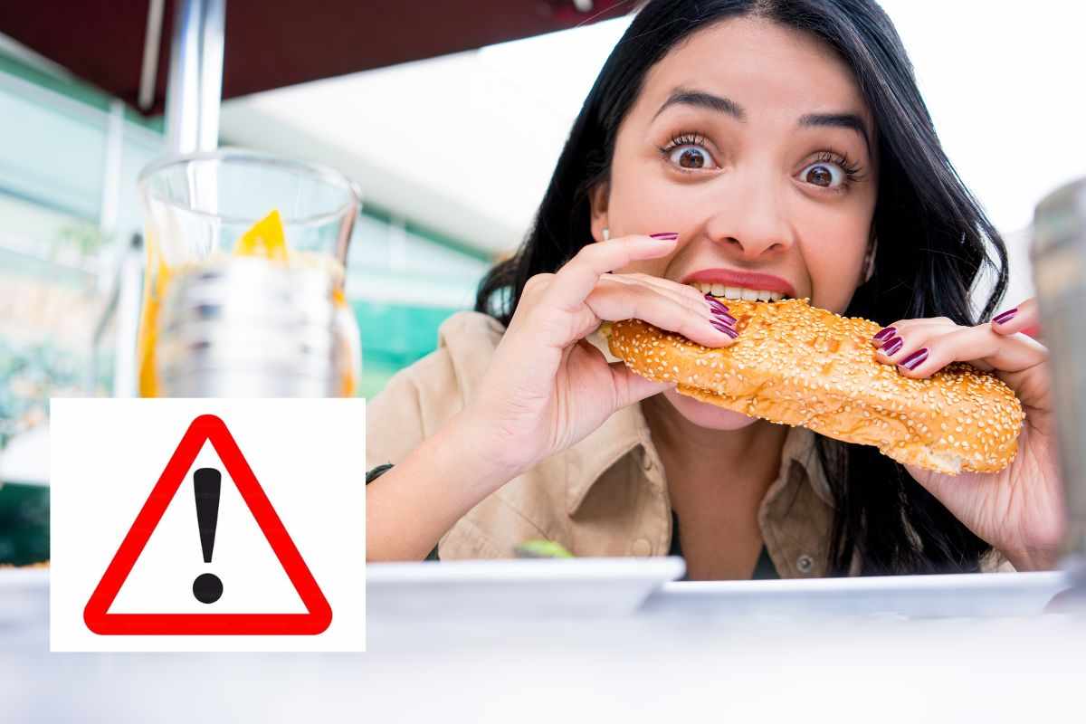 panino mangiare attenzione prosciutto