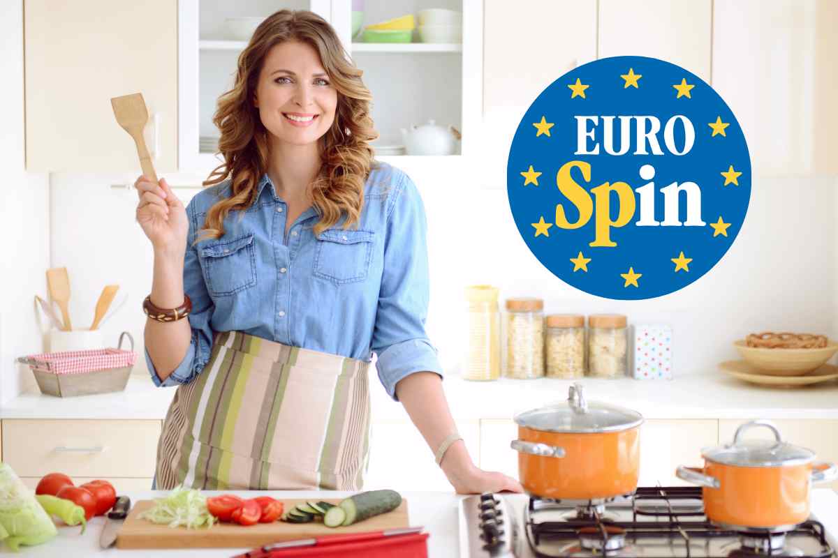 donna in cucina logo eurospin