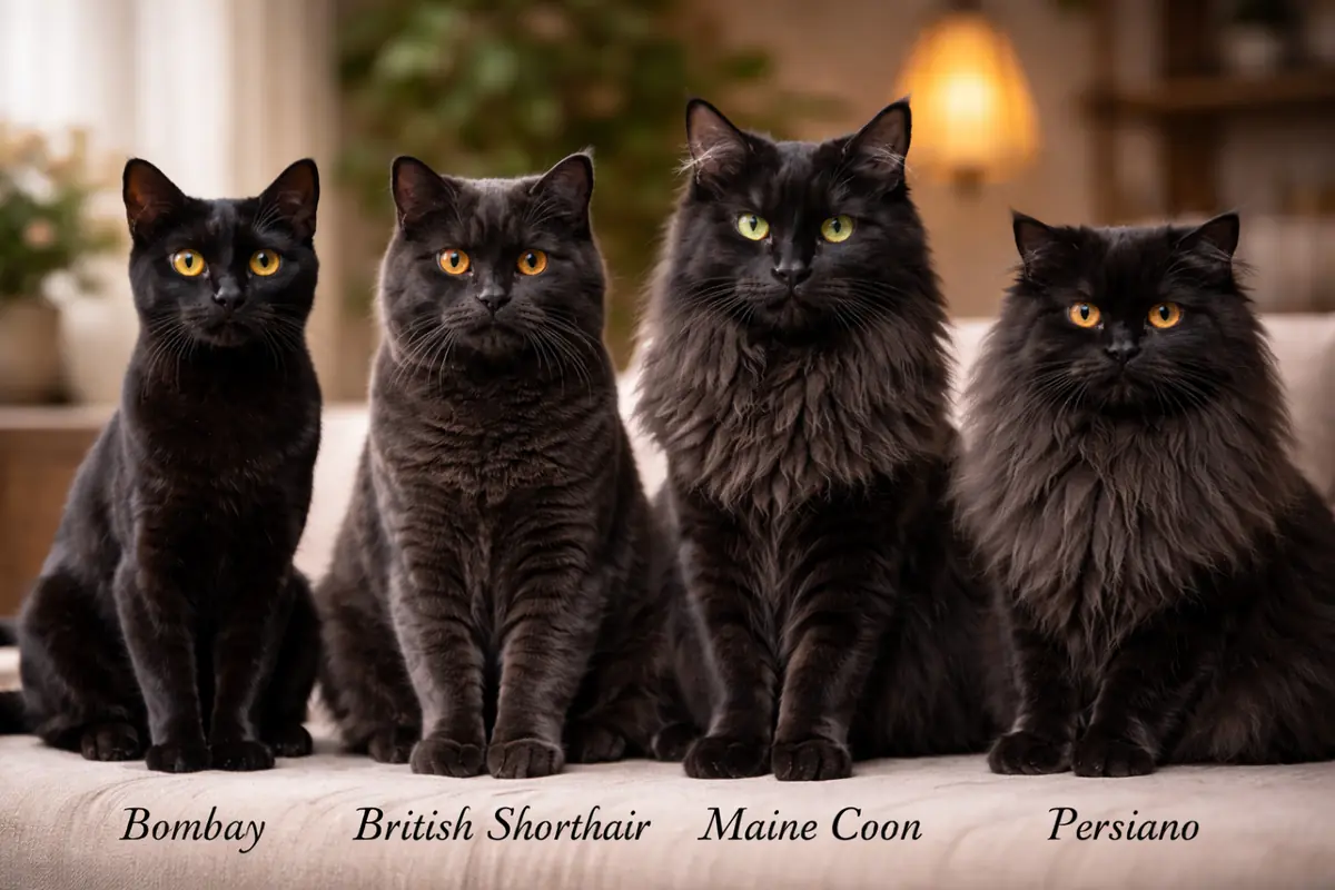 4 razze di gatti neri