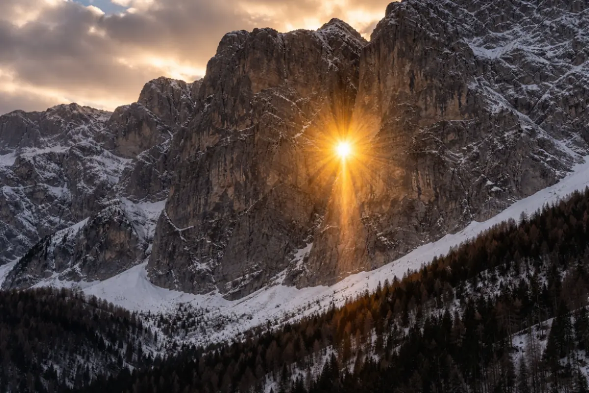 Diamante del Civetta al tramonto