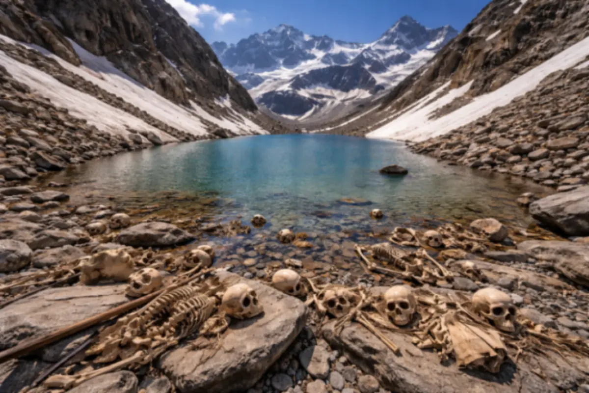 Il lago degli scheletri