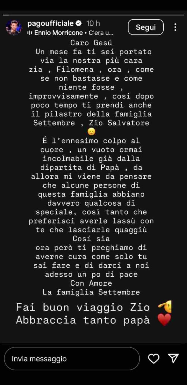 Due lutti improvvisi Grande Fratello