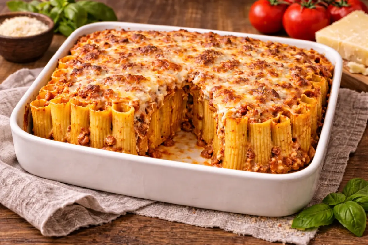 Timballo di rigatoni
