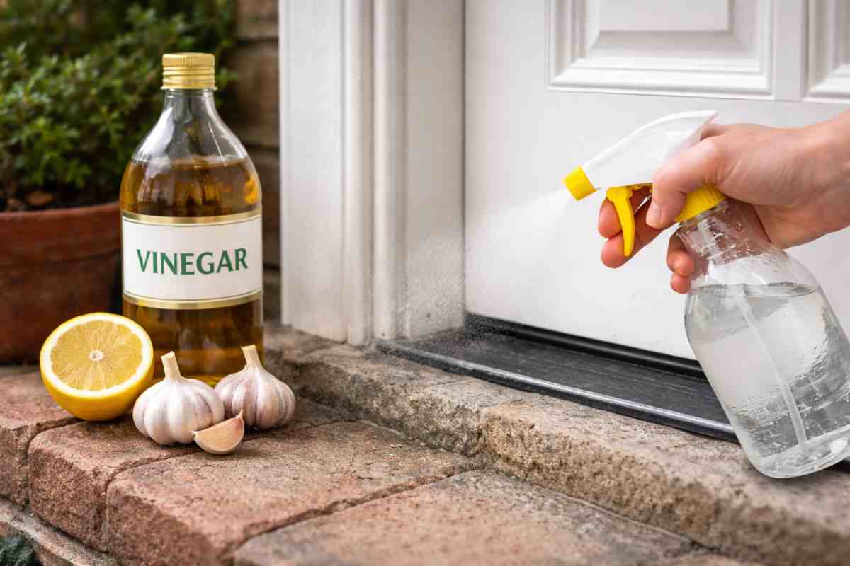 aceto pulizia porta