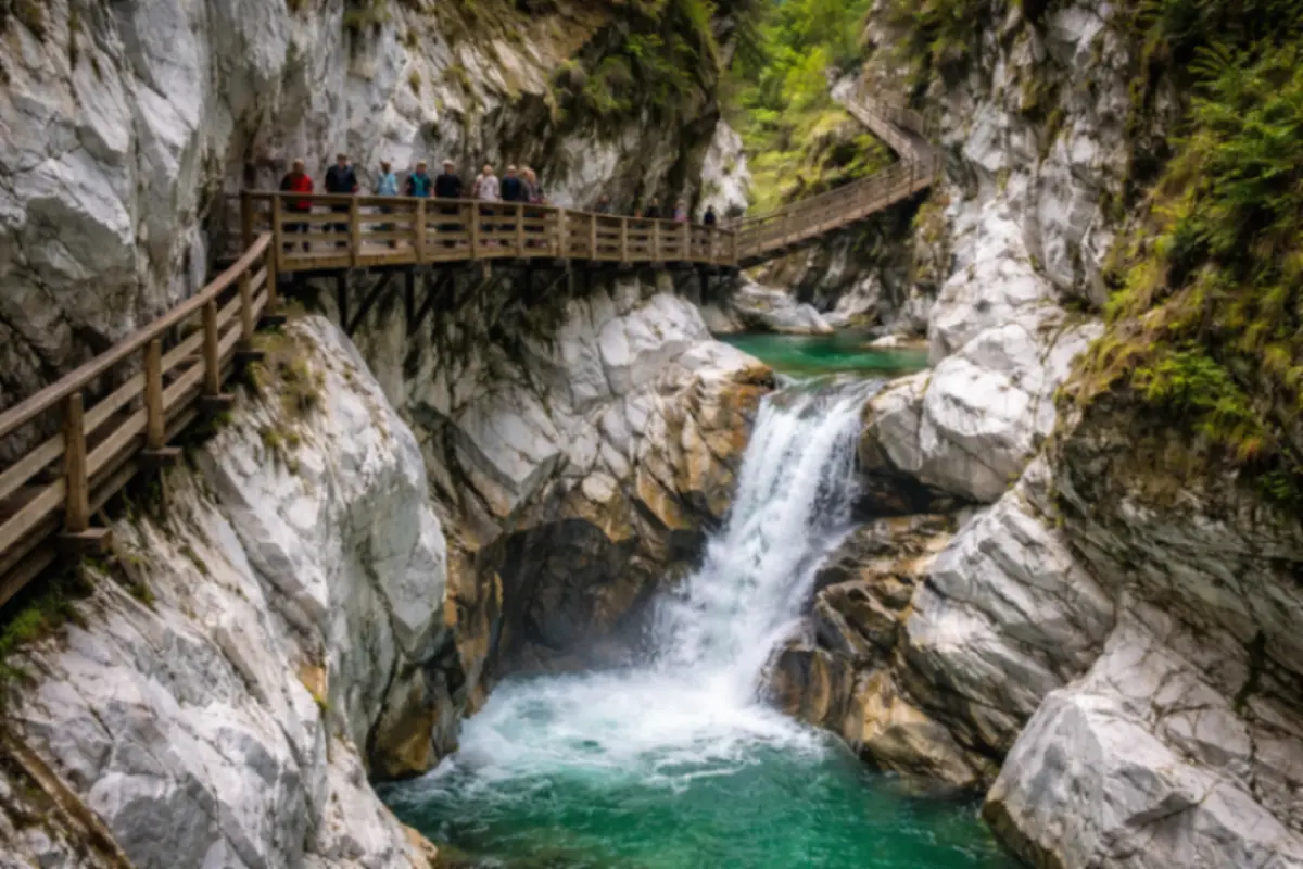 Cascate di Stanghe in Alto Adige