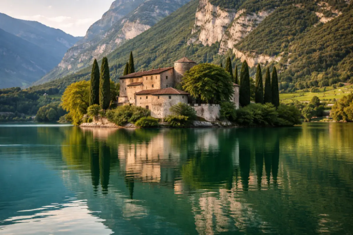 Castel Toblino, il castello che sembra galleggiare sull’acqua