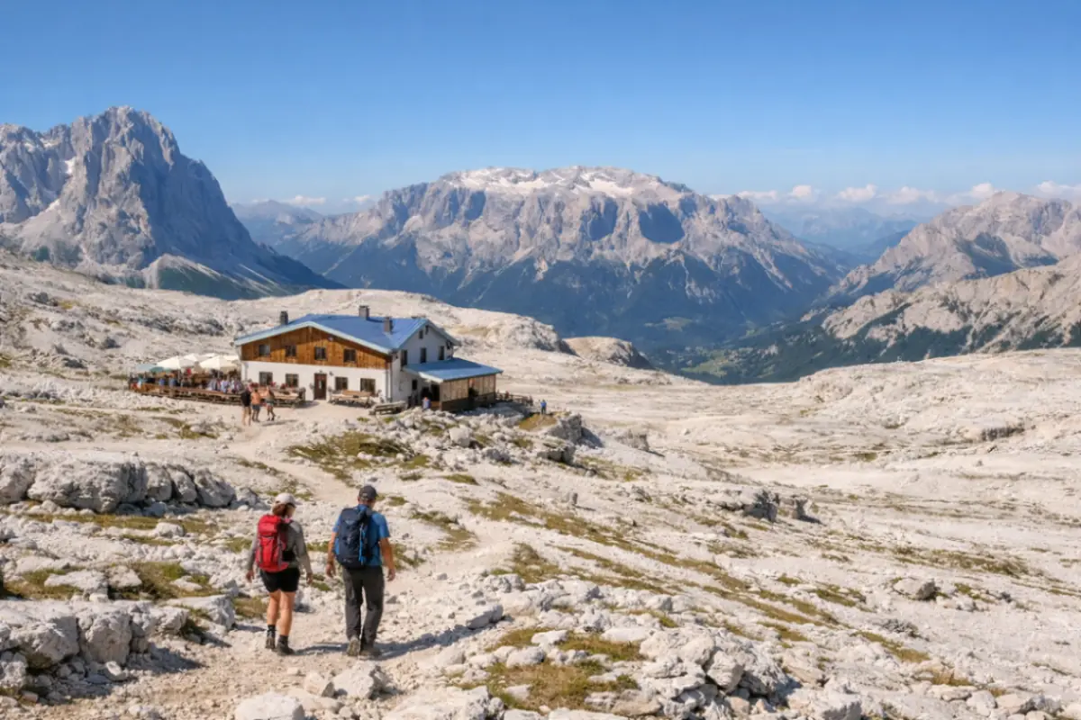 Dolomiti, il trekking “lunare” del Puez