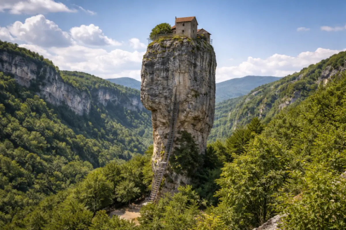 Il monastero sospeso nel vuoto