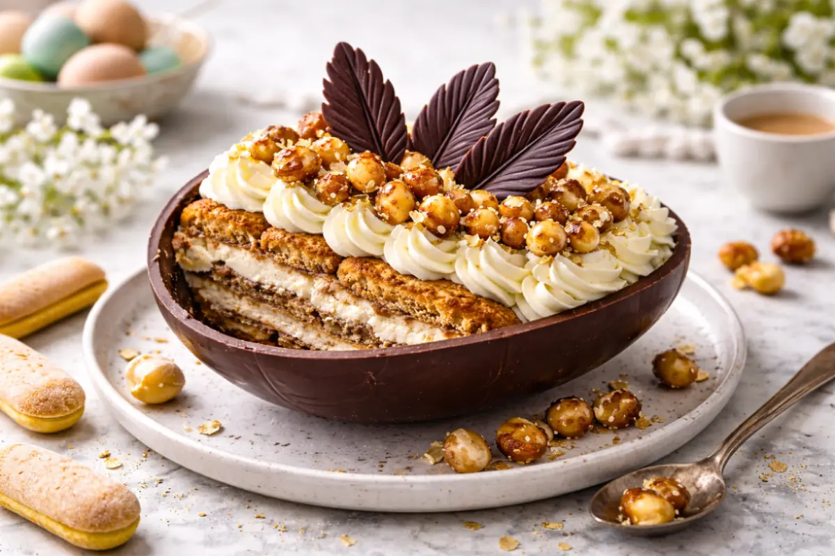Tiramisù nell’uovo di Pasqua