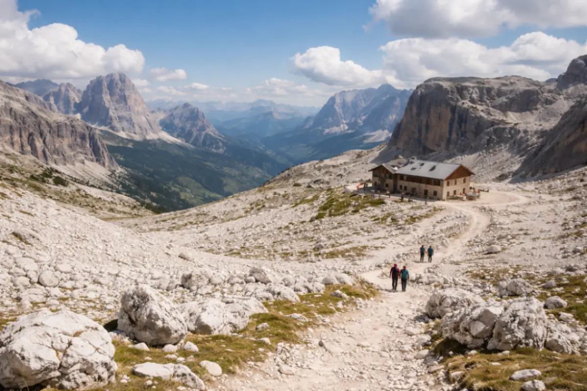 Trekking “lunare” nelle Dolomiti
