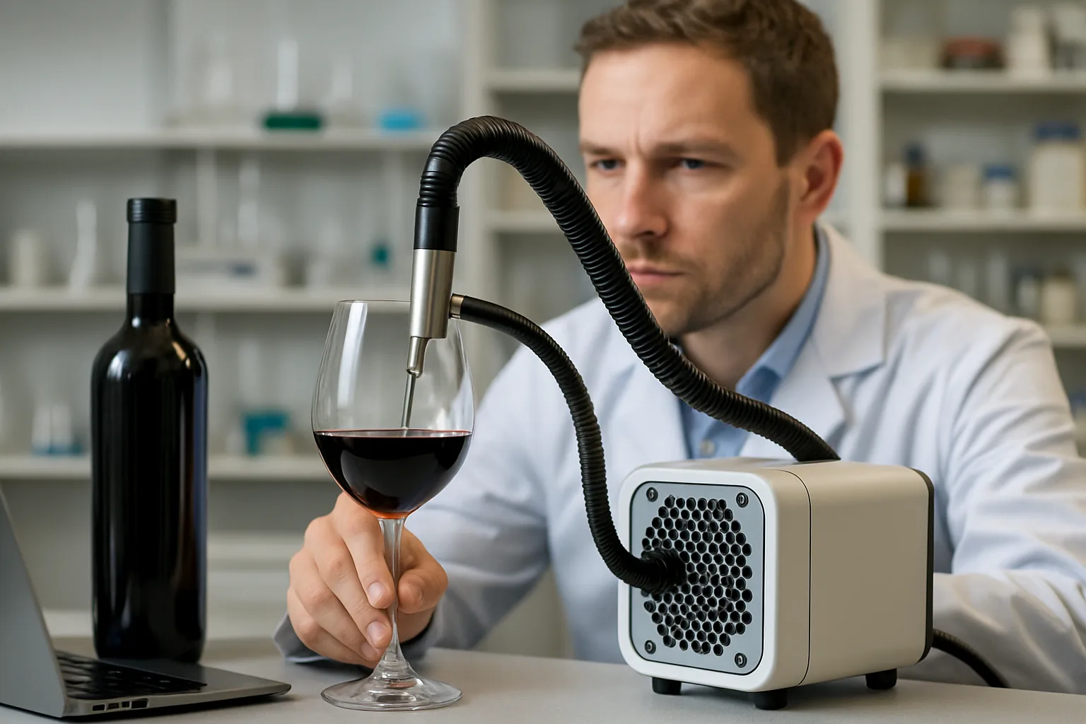 Naso elettronico per il controllo qualità del vino: il progetto Moët Hennessy in enologia