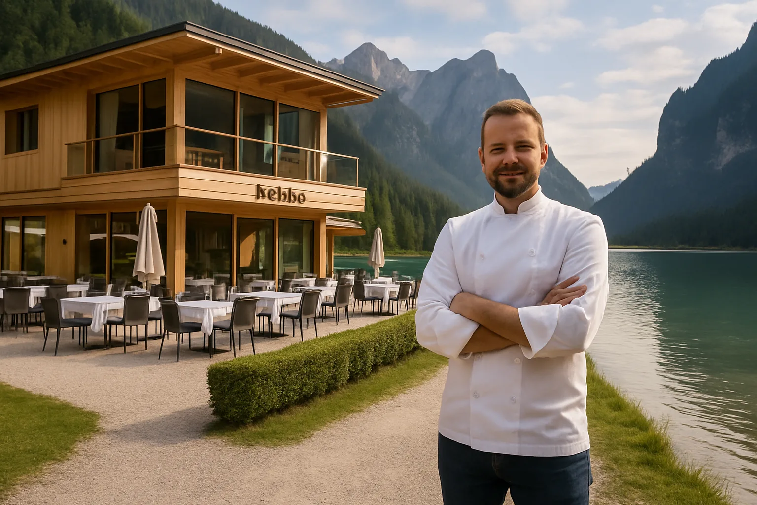 Hebbo sul lago di Dobbiaco: ristorante con 1.500 vini in cantina dentro il campeggio