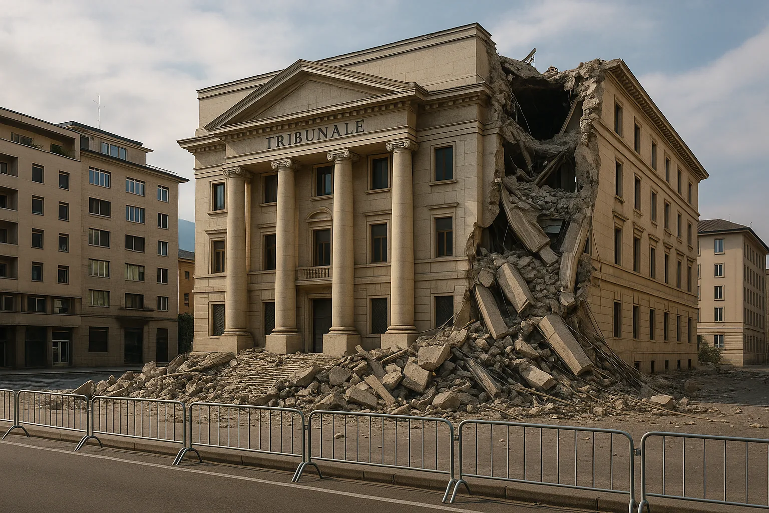 Tribunale di Bolzano, ripartenza dalla sede provvisoria in via Alto Adige dopo il crollo del 16 luglio