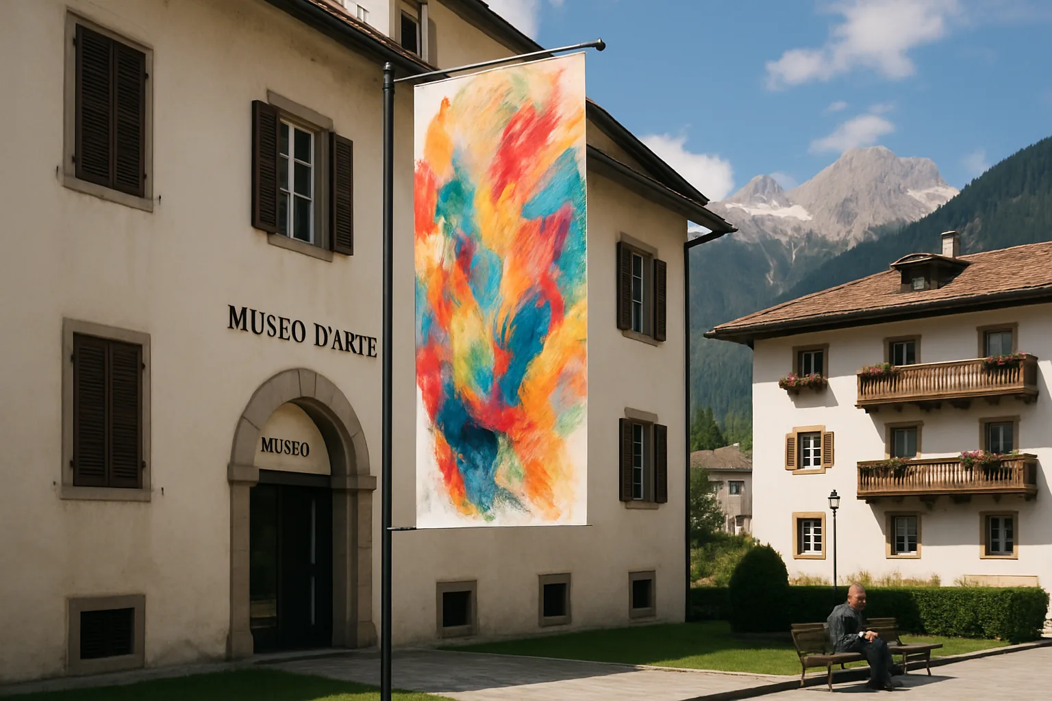 Bando di selezione per banner d'artista al Museo d'Arte Contemporanea di Cavalese